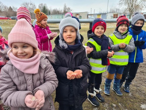 Spacer nad rzekę Jelonek - dokarmianie kaczek
