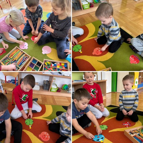 Bombki ozdabiane darami Froebla