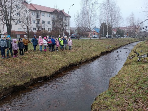 Spacer nad rzekę Jelonek