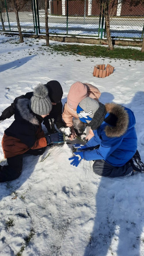 Zabawy na śniegu