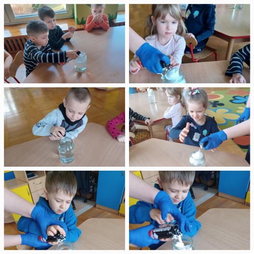 Deszczowa chmura - eksperyment