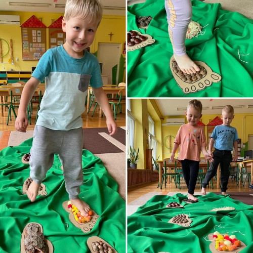 Jesienna ścieżka sensoryczna