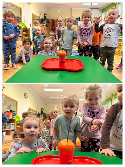 Doświadczenie - Świecąca mandarynka