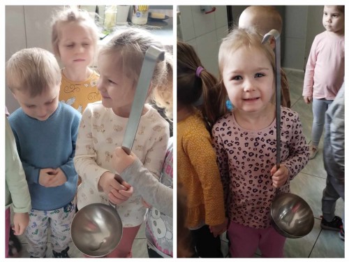 Żabki z wizytą w kuchni