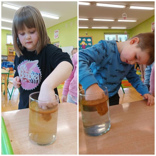 Doświadczenie - Woda i cynamon