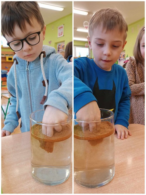 Doświadczenie - Woda i cynamon