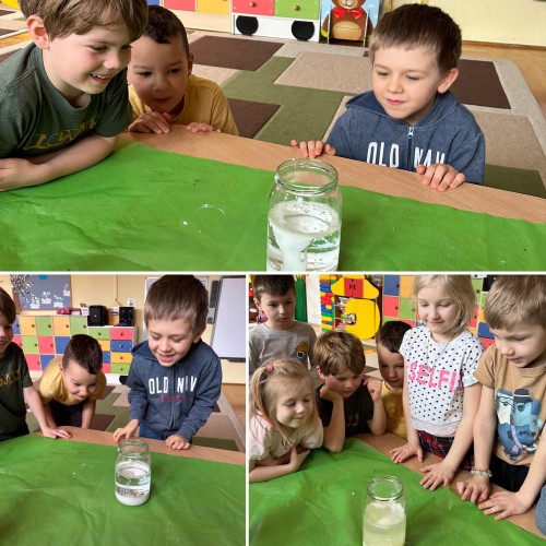 Burza śnieżna w słoiku - doświadczenie