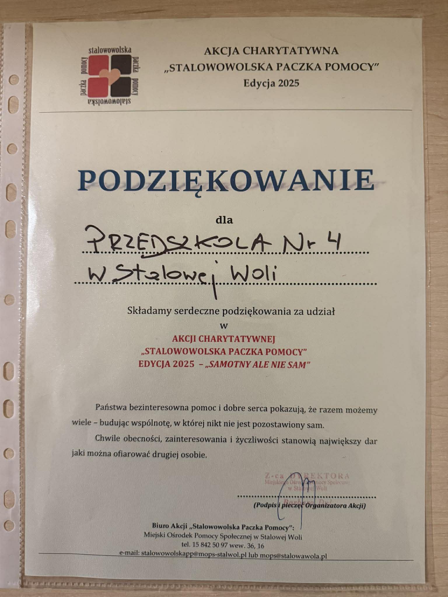 Stalowowolska Paczka Pomocy